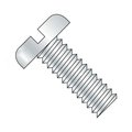 Newport Fasteners #10-32 x 1 in Slotted Pan Machine Screw, Zinc Plated Steel, 100 PK 266336-100